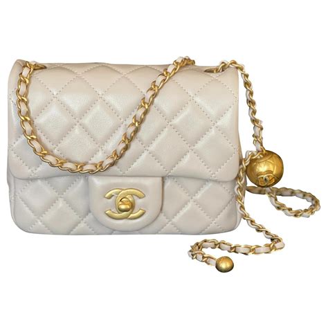 mini pearl crush chanel|Chanel mini single flap bag.